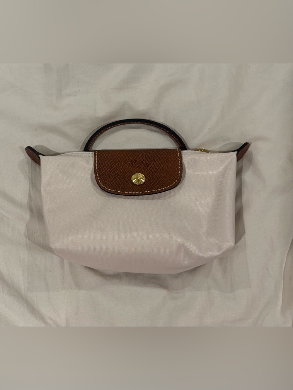 Longchamp Le Pilage Original Pouch with handle - Picture 5 of 8